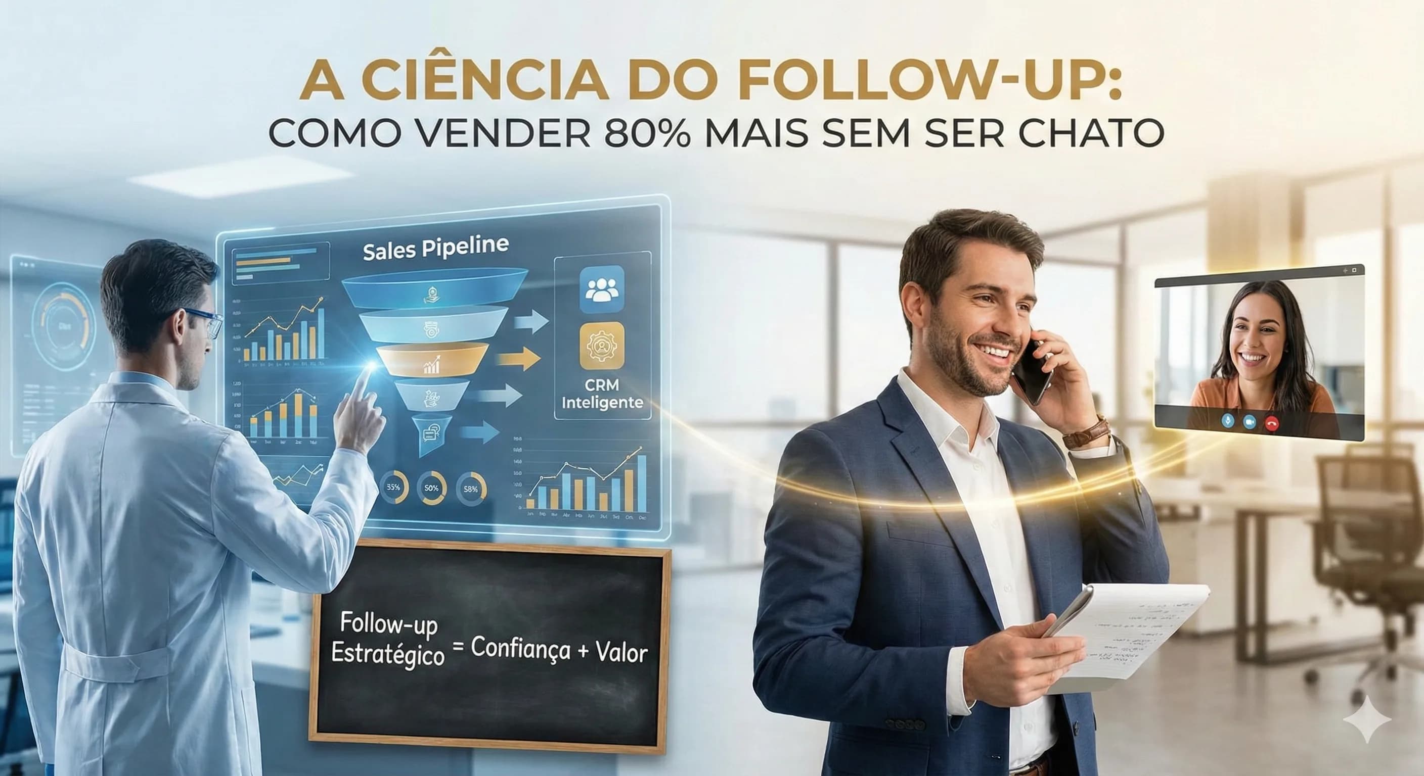 A Ciência do Follow-up: Como vender 80% mais sem ser chato